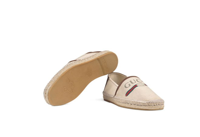 Save on Gucci Logo Canvas Espadrille for Men's - Buy Now!