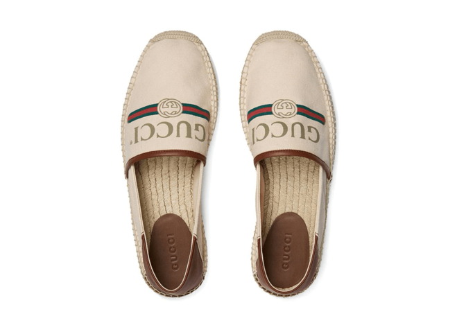 Women's Gucci Logo Canvas Espadrille - On Sale Now!