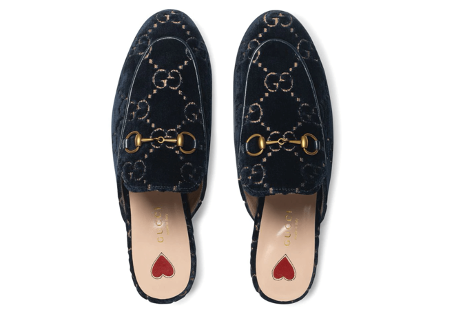 Women's Gucci Princetown GG Velvet Slipper - Shop the Latest Fashion Now!