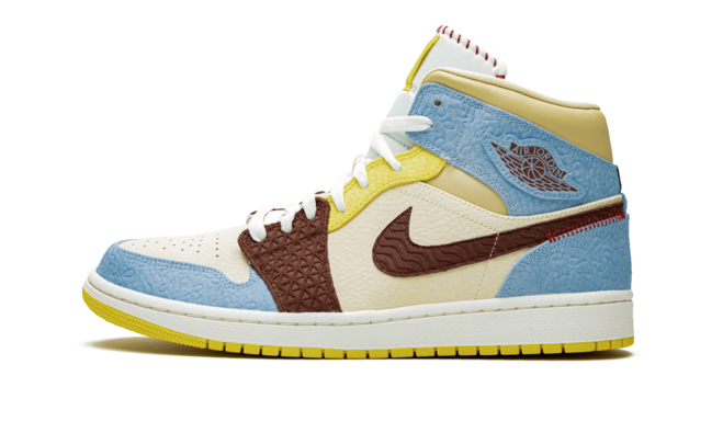 Shop Women's Air Jordan 1 Mid SE - Maison Chateau Rogue Fearless Sale