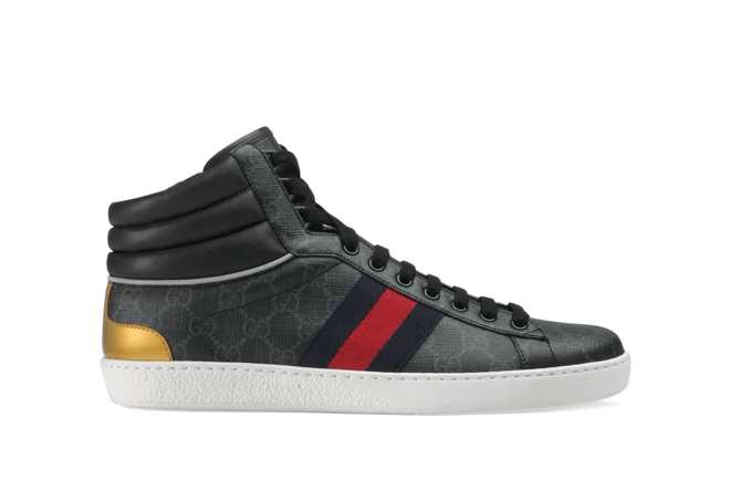 Women's Gucci Black Supreme Canvas High Top Sneaker - Get the Latest Look Now!