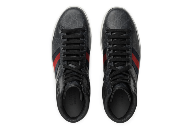 Women's Gucci Black Supreme Canvas High Top Sneaker - Get the Look Now!