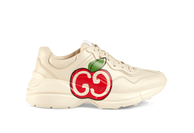 Shop Men's Gucci Rhyton GG Apple Sneaker and Get Discount!