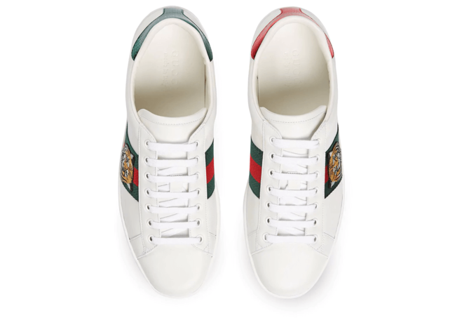 Grab Your Gucci Ace Tiger Appliqued Sneakers for Women