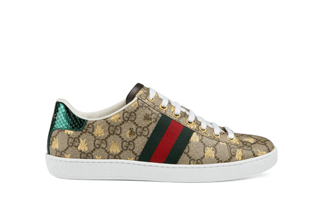 Shop Gucci Ace GG Supreme Sneaker with Bees for Men's Sale