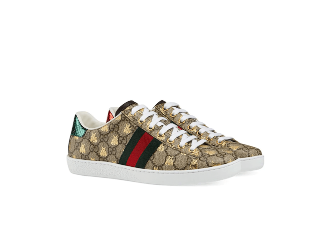 Shop the Latest Women's Gucci Ace GG Supreme Sneaker with Bees!
