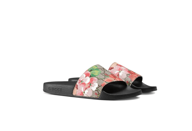 Men's Gucci Blooms Supreme Slide Sandals - Get Yours Now!