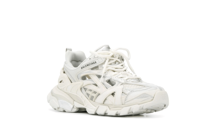 Shop the Latest Women's Balenciaga Track.2 Open Sneakers in White!