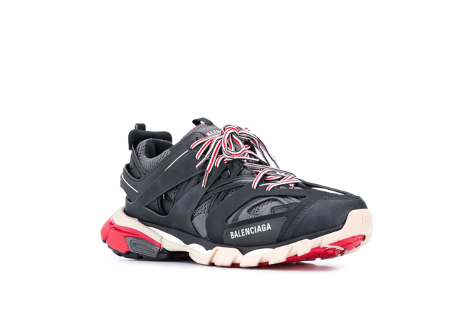 Shop Men's Balenciaga Track Sneakers Black Red White - Discount Available!