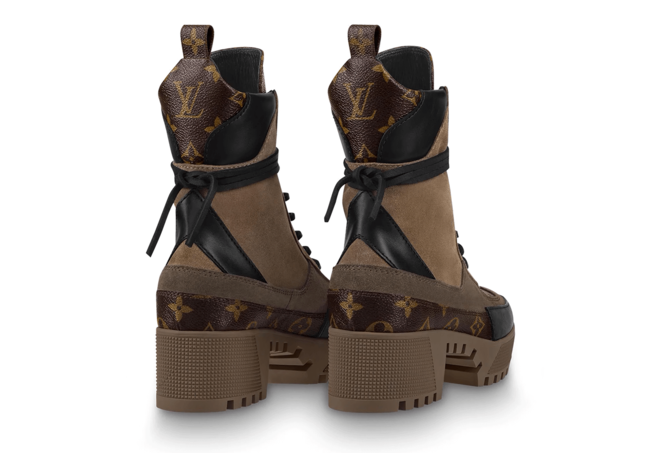 Fashion Designer Online Shop: Women's Louis Vuitton Laureate Desert Boot Beige