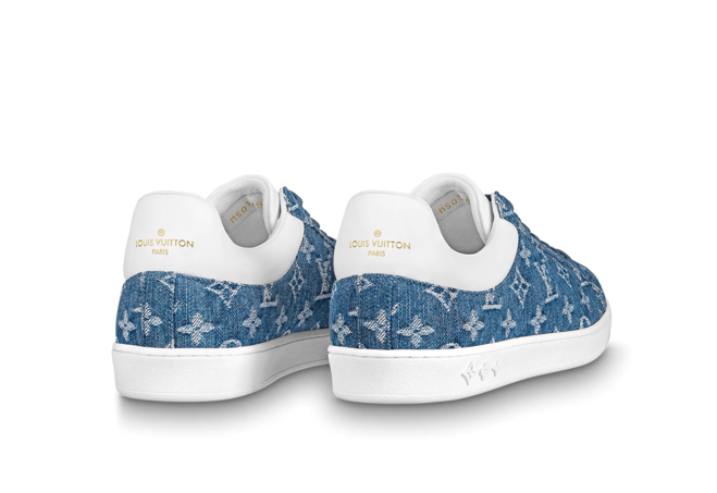 Men's Navy Blue Louis Vuitton Luxembourg Sneakers - Get Yours Now!