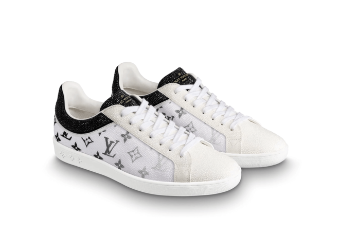 Men's Luxury Sneaker: Louis Vuitton Luxembourg Strass White at a Discount!