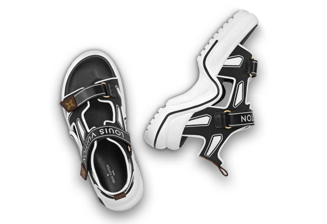 Women's Louis Vuitton Archlight Sandal Black White - Buy Now and Save!