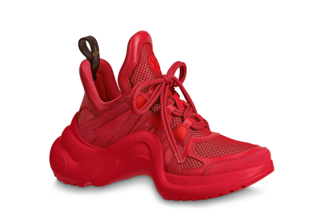 Shop the Louis Vuitton Archlight Red Sneaker for Women
