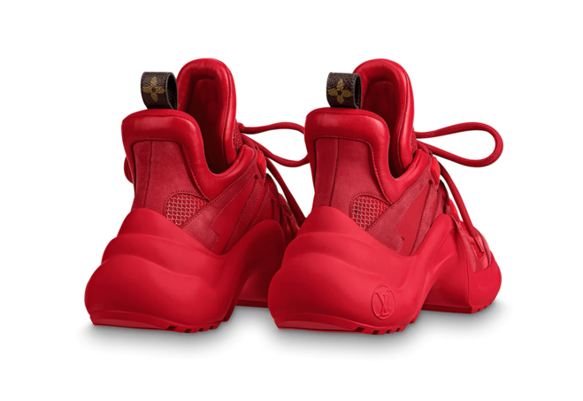 The Perfect Red Sneaker for Women - Louis Vuitton Archlight