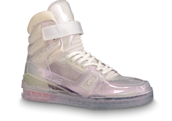 Louis Vuitton Trainer Sneaker Boot Transparent Material White