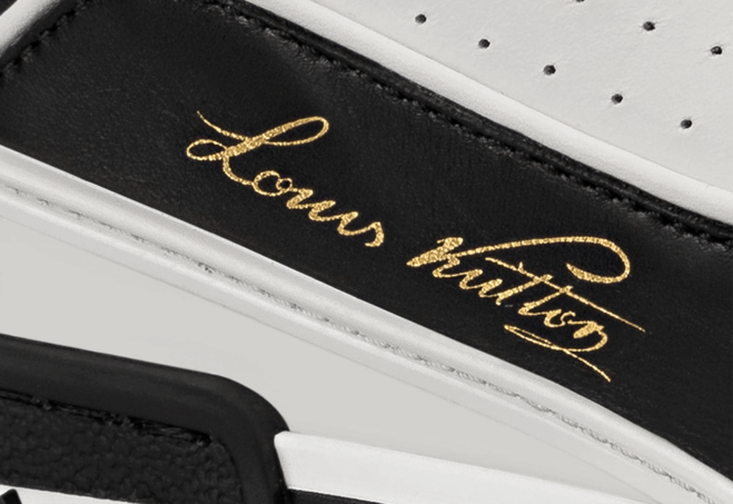Shop Men's Louis Vuitton Black Trainer Sneaker - Calf Leather