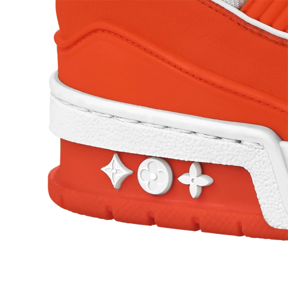 Save on Louis Vuitton Trail Sneaker Orange for Men's with Online Shopping