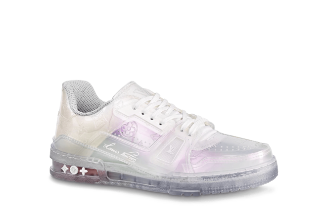 Shop Louis Vuitton Trainer Sneaker Transparent Material White for Men's at Discount