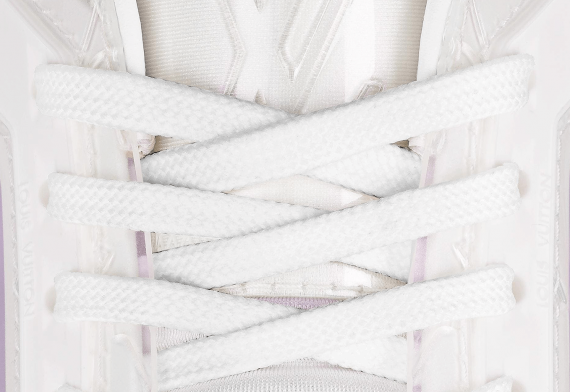 Louis Vuitton Trainer Sneaker Transparent Material White
