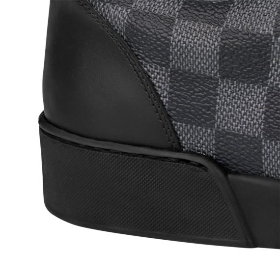 Men's Designer Shoes - Get the Louis Vuitton Match Up Sneaker Graphite Damier Coated Canvas at a Discount!