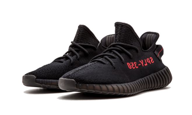 Stylish Women's Yeezy Boost 350 V2 Bred Core Black Red - Buy Now!