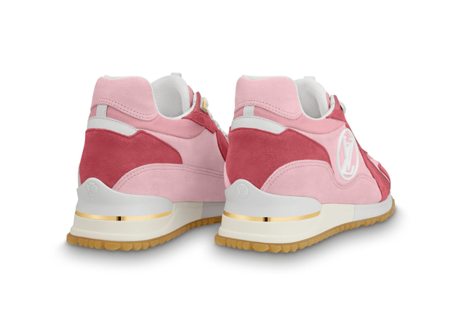 Women's Fashion Statement with Louis Vuitton Run Away Sneaker Rose Clair Pink