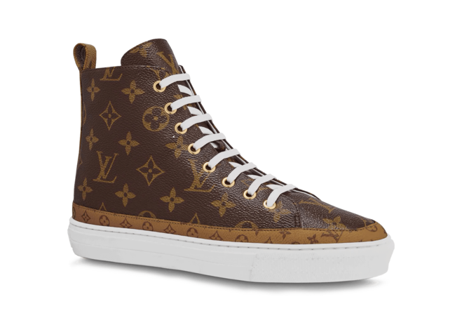 Louis Vuitton Stellar Sneaker Boot Patent Monogram Canvas Rubber Outsole - Women's - Buy Now & Get Discount!