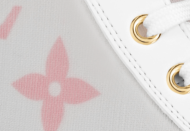 Discounted Louis Vuitton Stellar Sneaker Boot Pink for Men!