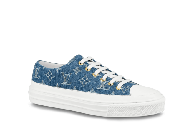 Louis Vuitton Stellar Sneaker Monogram Denim Bleu Jeans Blue