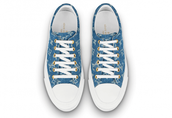 Louis Vutton Stellar Sneaker Monogram Denim Bleu Jeans Blue