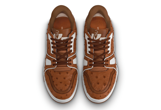 Grab Your Men's Louis Vuitton Trainer Sneaker Cognac Brown - Enjoy Discount Now!