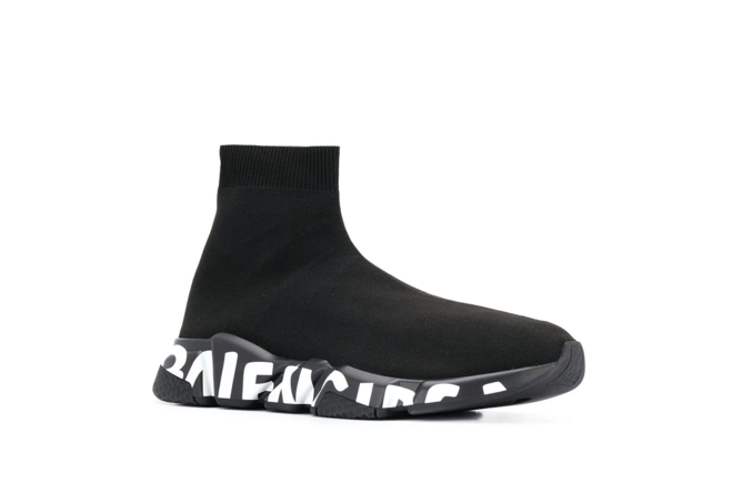 Buy Balenciaga Speed Graffiti Black Men's Footwear at Sale Prices