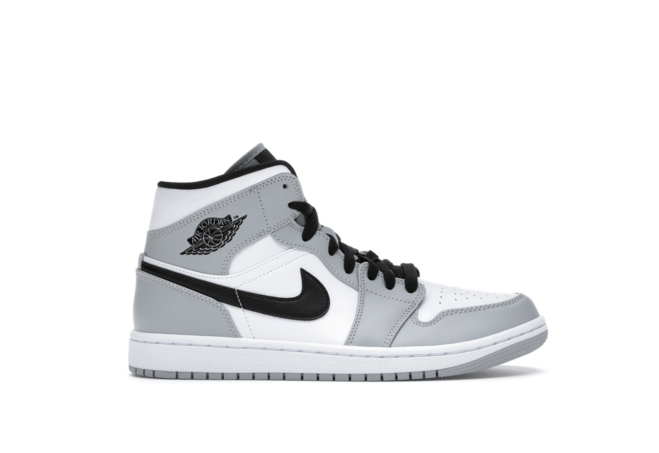 Men's Fashion - Air Jordan 1 Mid - Light Smoke Grey on Sale!