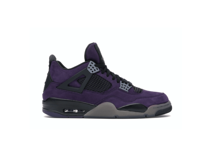 Men's Jordan 4 Retro Travis Scott Purple Friends and Family - Shop Now for the Latest Look