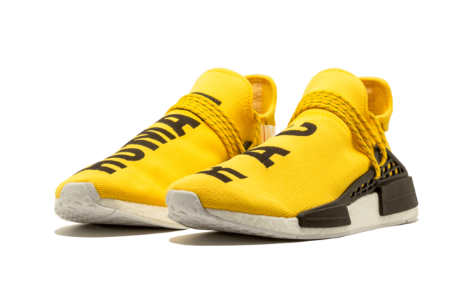 Men's Fashion: Pharrell Williams NMD Human Race in Yellow - Buy Now!