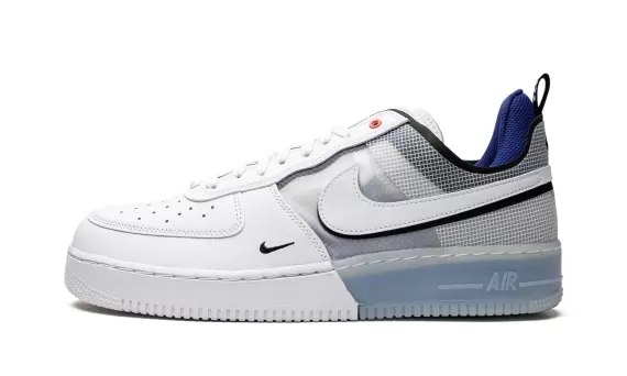 Air Force 1 React - White Photo Blue