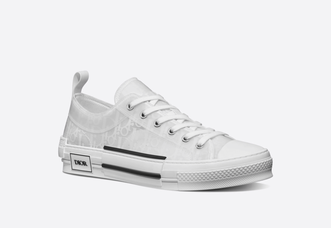 Shop Men's Dior Low-Top White Oblique Canvas: Get Discount!