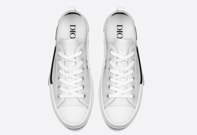 Find the Latest Women's Fashion with the Dior Low-Top White Oblique Canvas - Get a Discount!