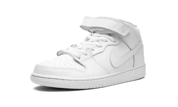 Nike Dunk Mid Pro SB - Triple White