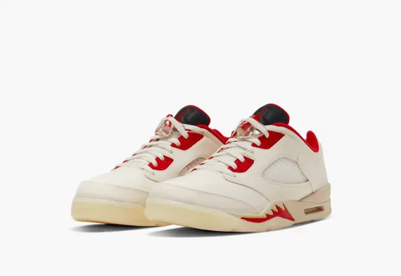 Shop Men's Shoes - Air Jordan 5 Low - Chinese New Year 2021 - Discounts Available!