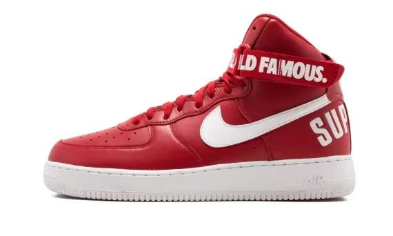 Nike Air Force 1 High Supreme SP - Red