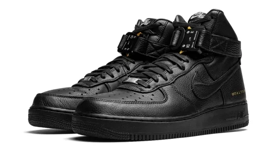 Nike Air Force 1 HI Alyx - Black-Metallic Gold