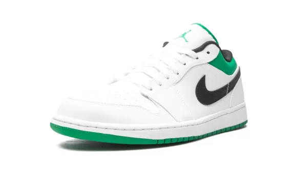 Air Jordan 1 Low - White/Lucky Green