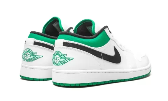 Air Jordan 1 Low - White/Lucky Green