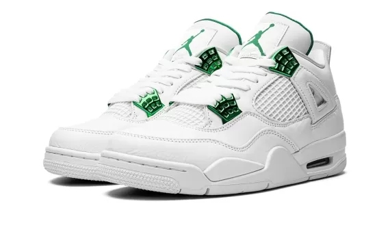 Air Jordan 4 Retro Metallic Pack - Pine Green