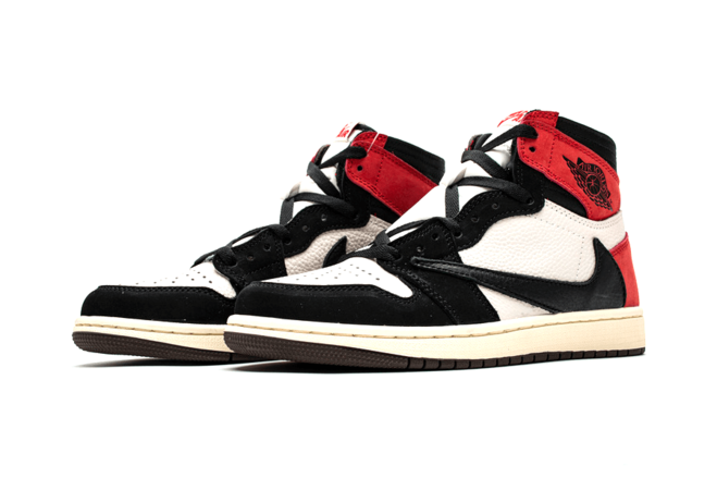 Shop Women's Stylish Air Jordan 1 High OG TS SP Black Red - Discount Available!