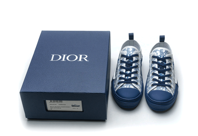 Women's Dior B23 Low Dior Oblique - Blue On Sale at