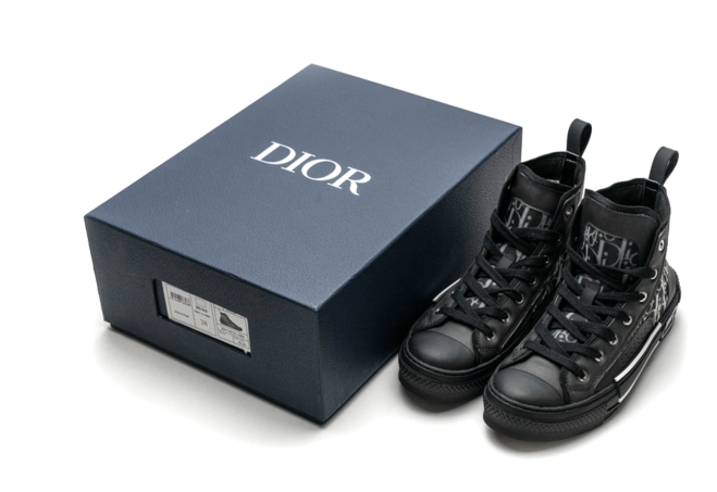 Women's Dior B23 High Black Dior Oblique - Get it Now at Discount