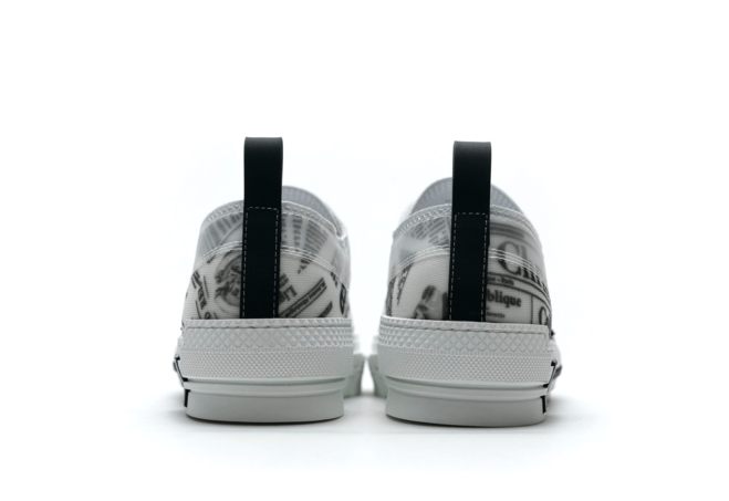 Men's Fashion: Daniel Arsham x Dior B23 Low Newsprint Black White